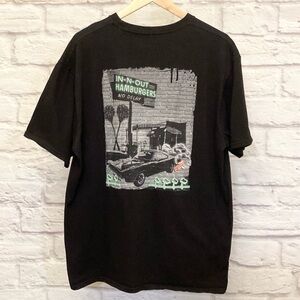 In-N-Out LAS VEGAS XXL T Shirt Men’s / Unisex Black Graphic Tee Hot Rod Tourist